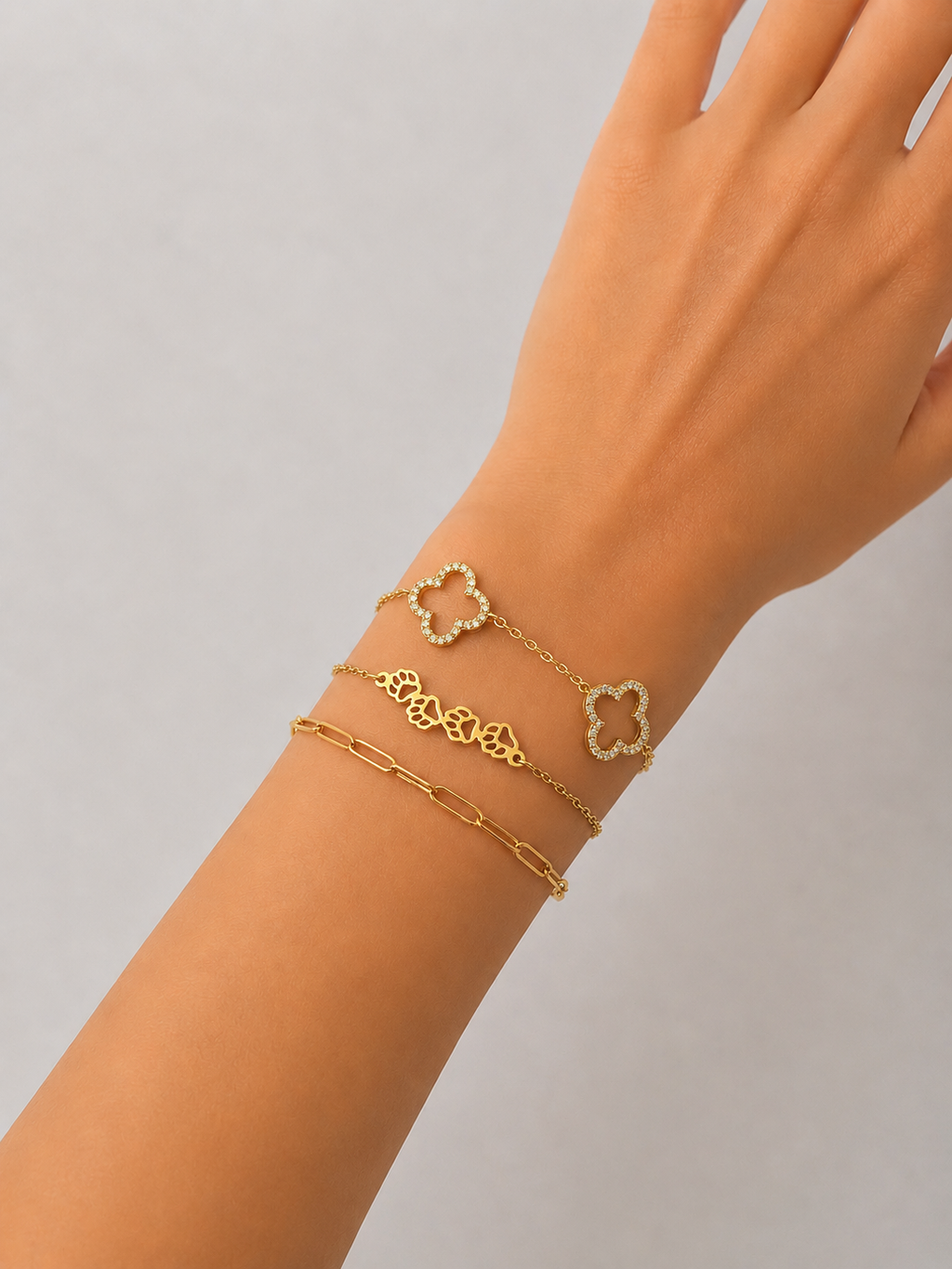 Cat on a Hot Tin Roof Bracelet (Gold)