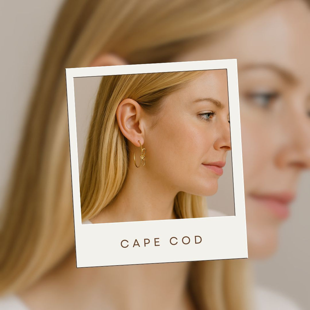 Cape Cod Hoops (Gold)