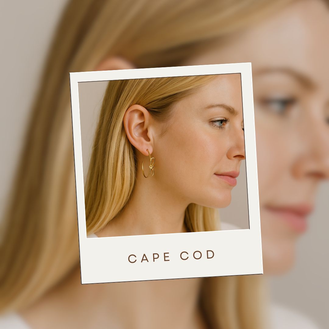 Cape Cod Hoops (Gold)