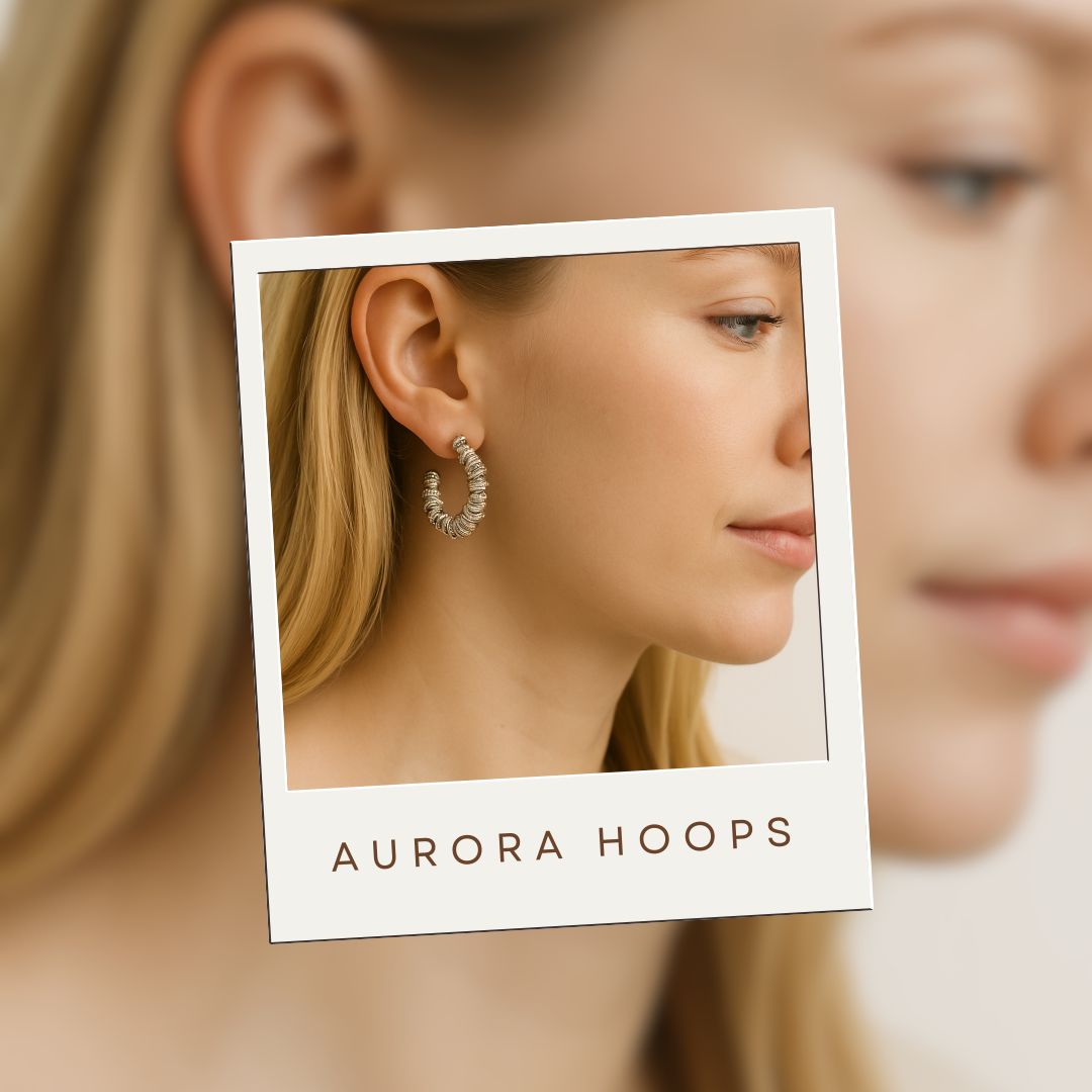 Aurora Hoops (Silver)