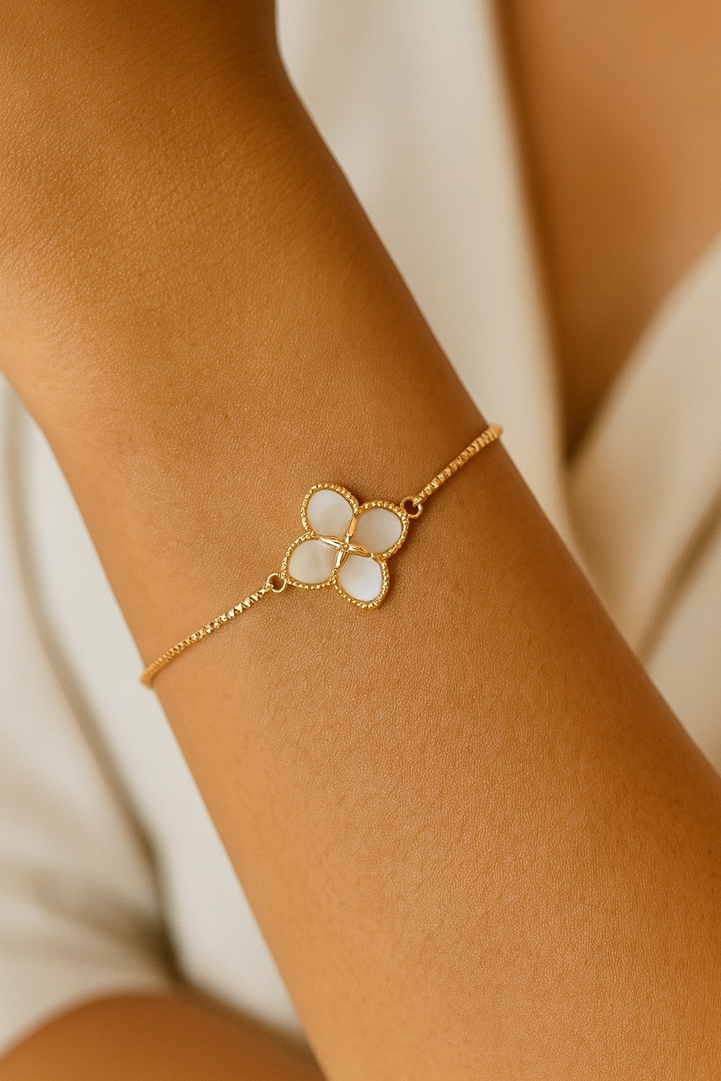 Savannah Clover Bracelet (Gold)