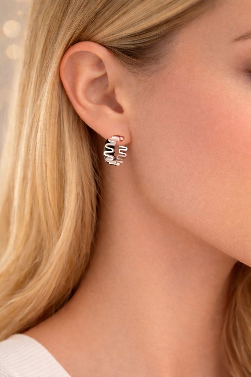 Azoria Hoops (Brushed Silver)