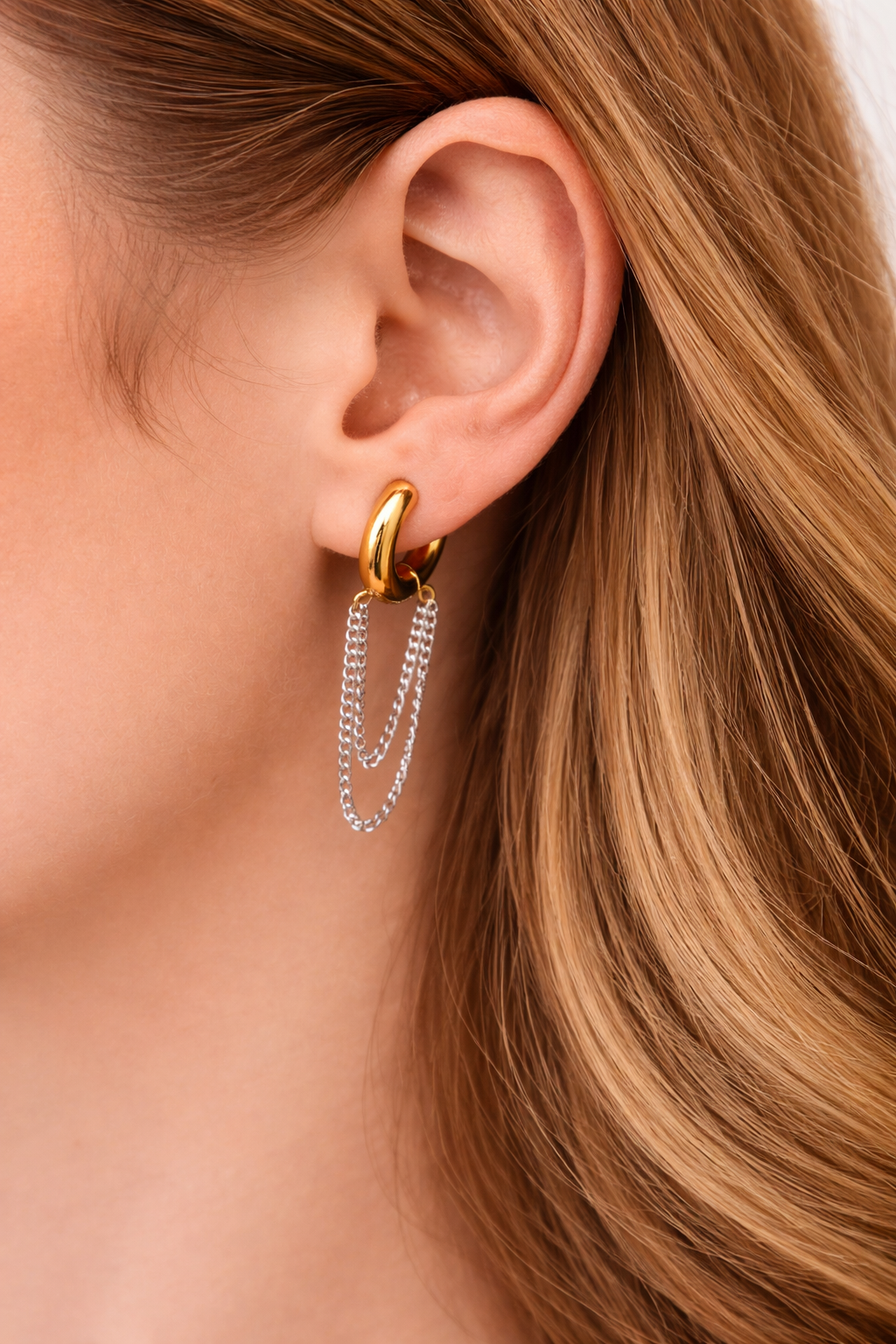 Roxanne Chain Hoops