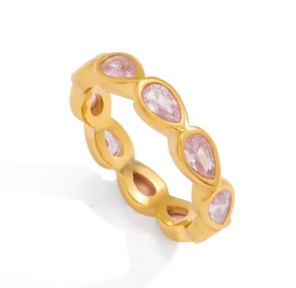 YaYa Ring (Pink, Size 8)