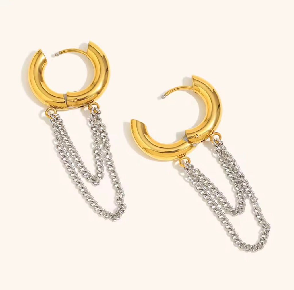 Roxanne Chain Hoops