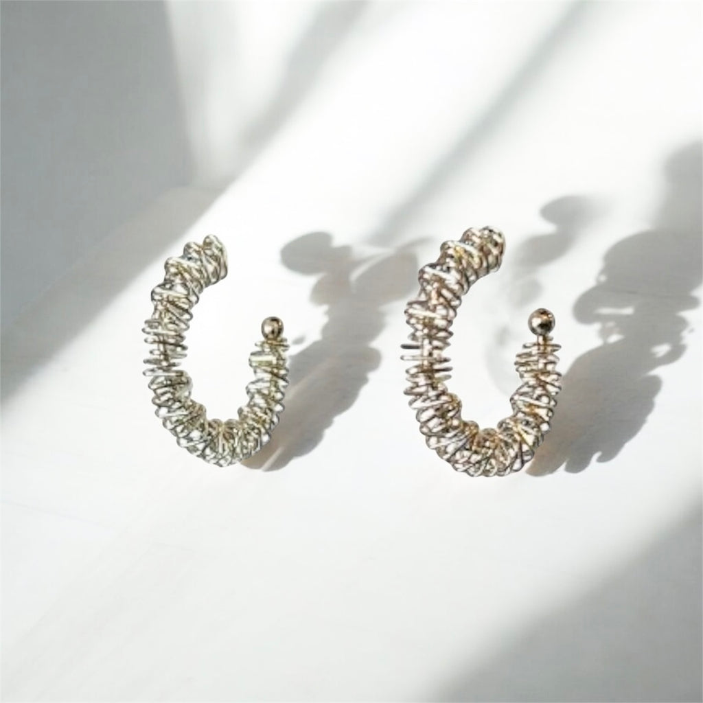 Aurora Hoops (Silver)