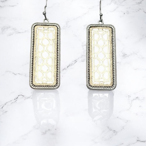 Marlow Earrings (Silver/Gold)