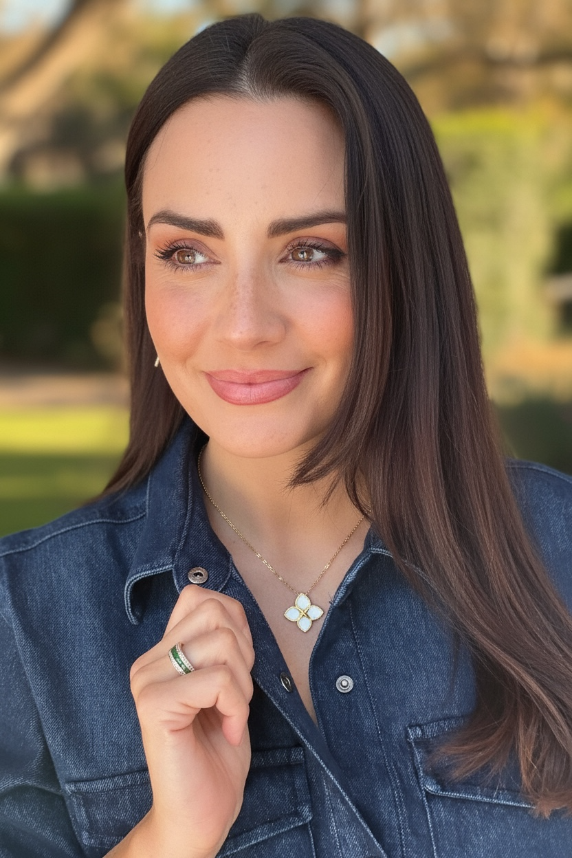 Savannah Clover Necklace (Gold)