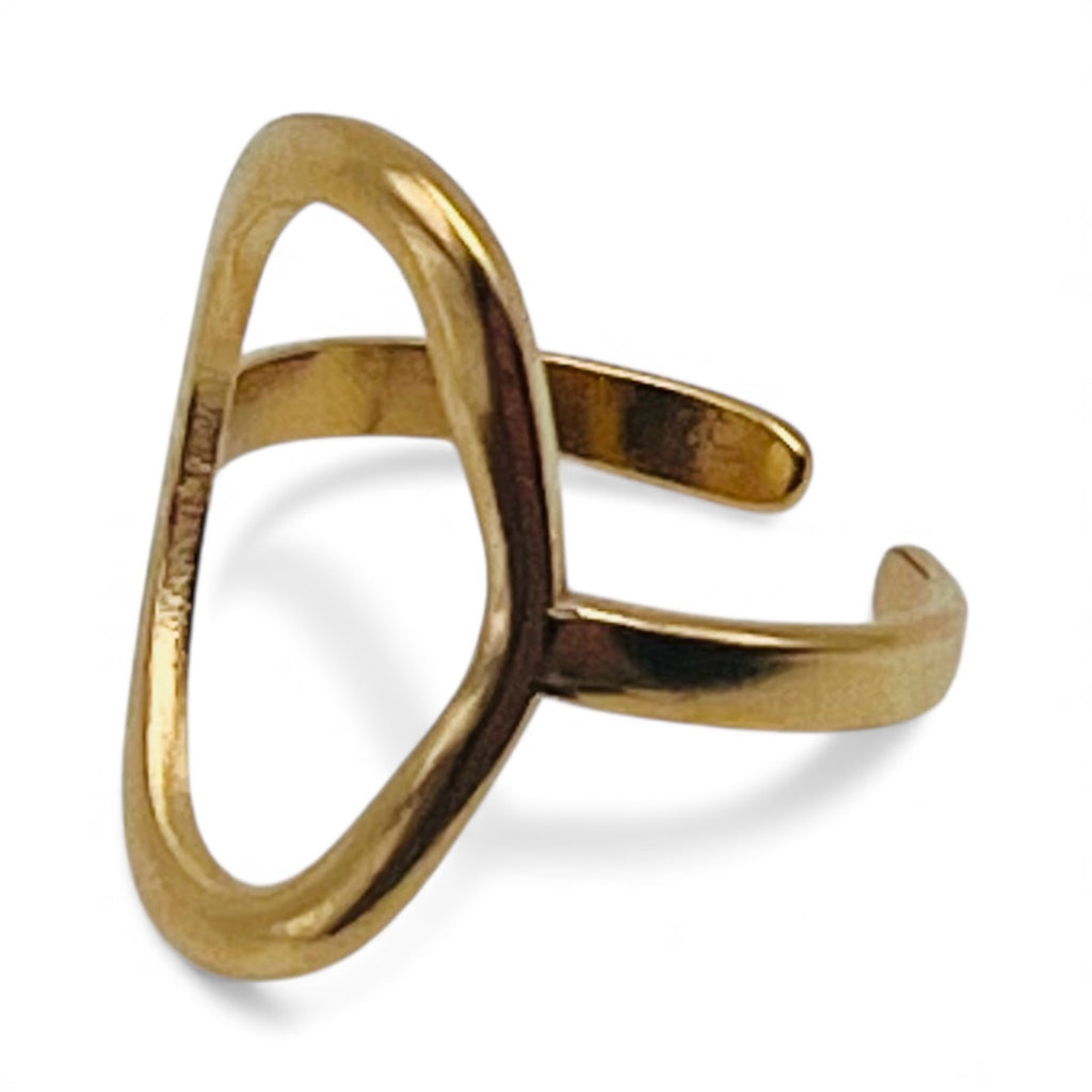 Celtic Horizon Ring (Gold, Adjustable)