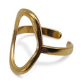 Celtic Horizon Ring (Gold, Adjustable)