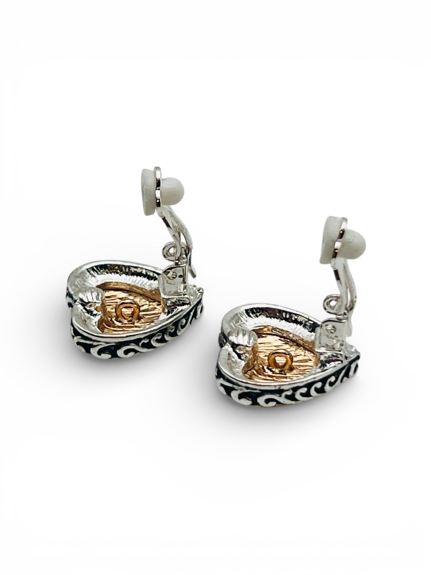 Hattie Clip-On Studs (Two-Toned)