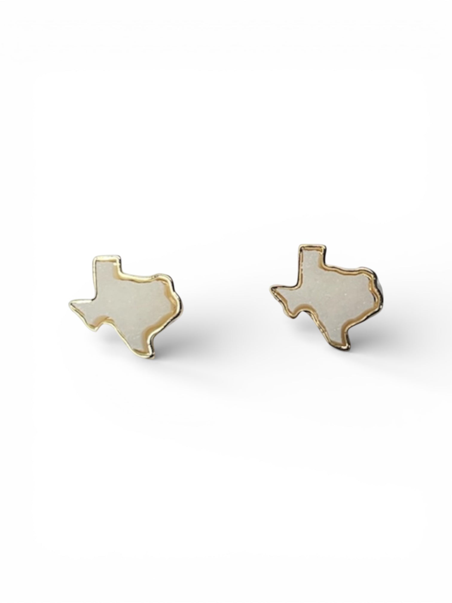TX On My Mind Studs (White)