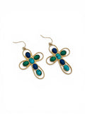 Garden Cross Earrings