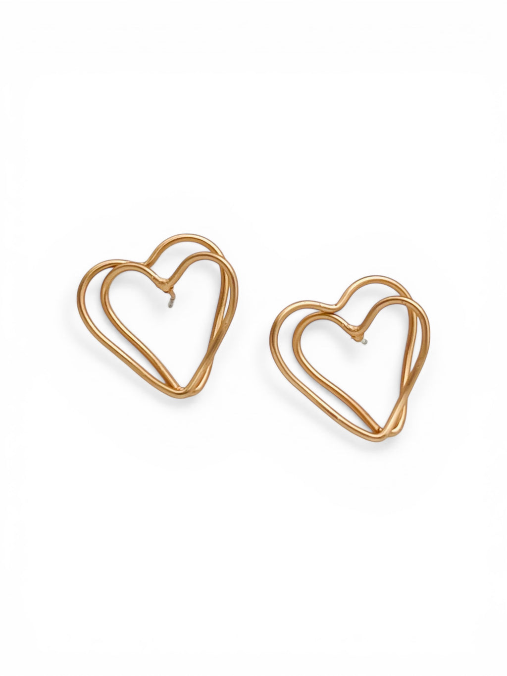 Wired Heart Studs