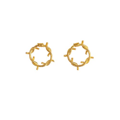 Golden Bramble Earrings