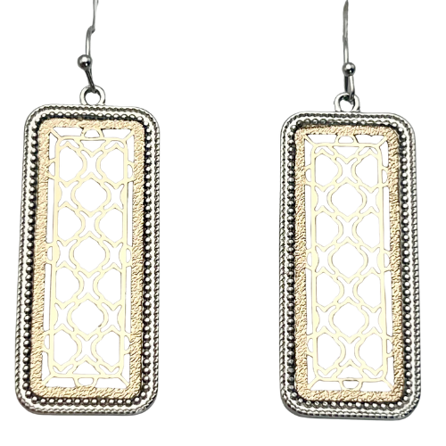 Marlow Earrings (Silver/Gold)